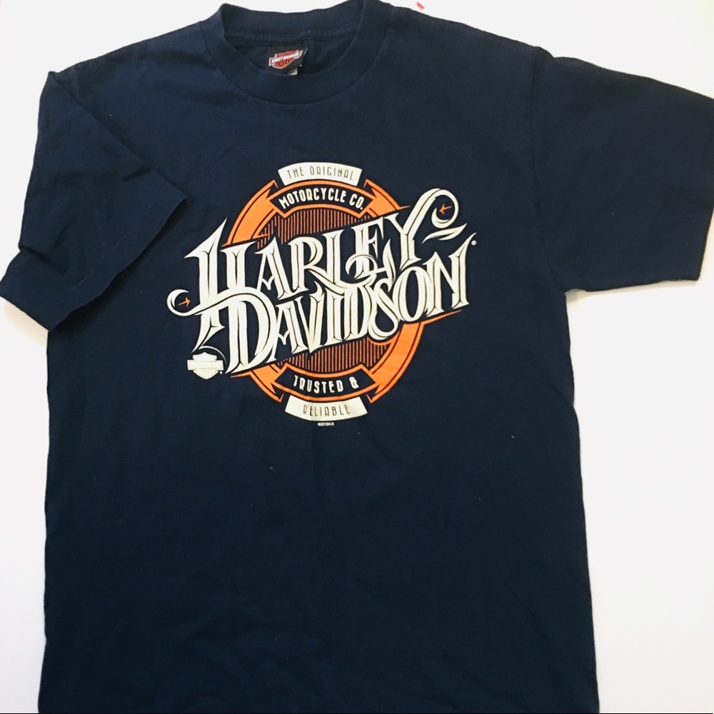 Vintage HARLEY DAVIDSON - Blue Myrtle Beach, SC M